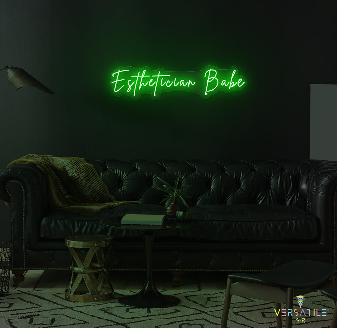 Esthetician Babe Neon Sign