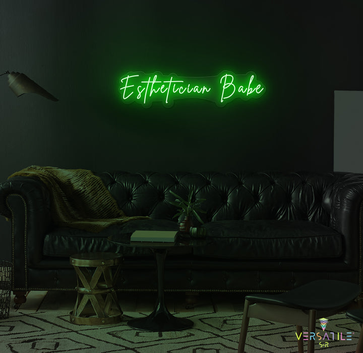 Esthetician Babe Neon Sign