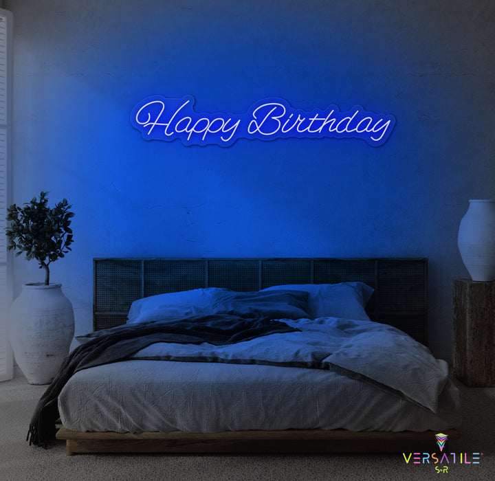 Happy Birthday Neon Sign