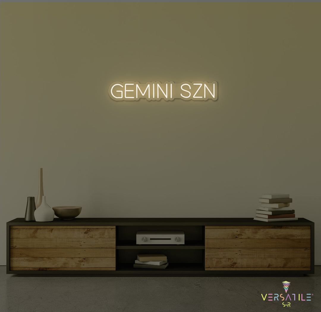 Gemini SZN Neon Sign