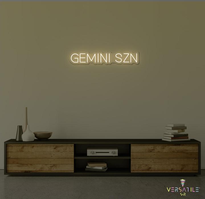 Gemini SZN Neon Sign