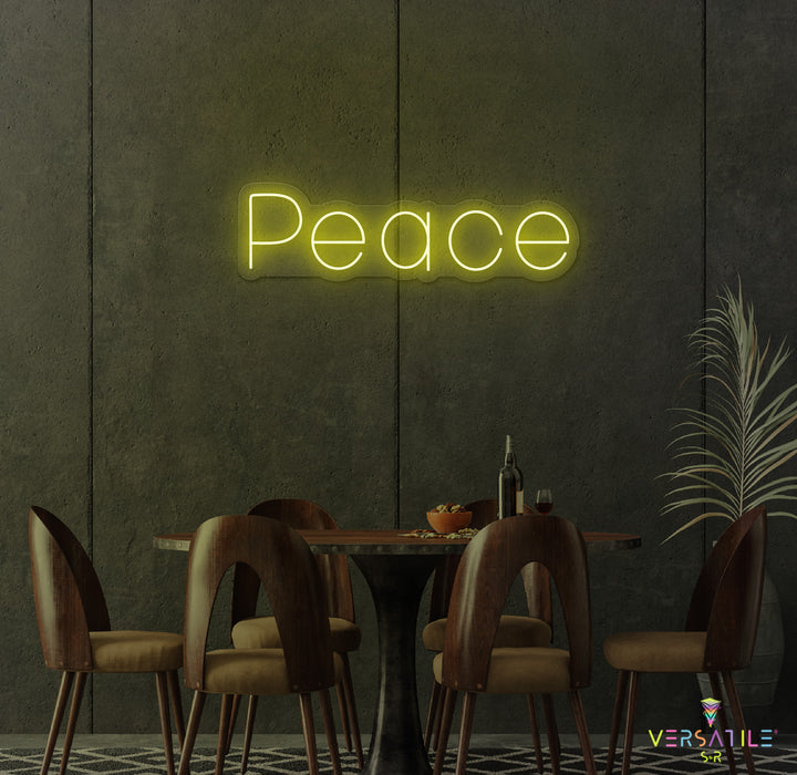 Peace Neon Sign