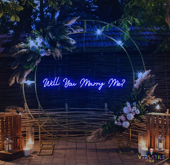 Will You Marry Me? Neon Sign