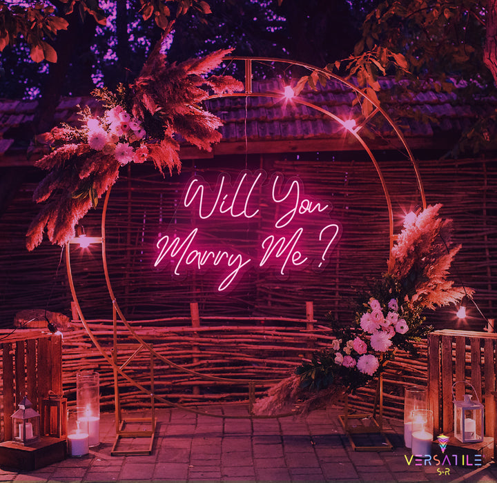 Will You Marry Me? Neon Sign