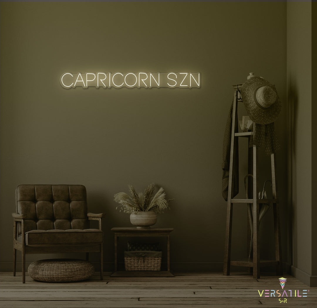 Capricorn SZN Neon Sign