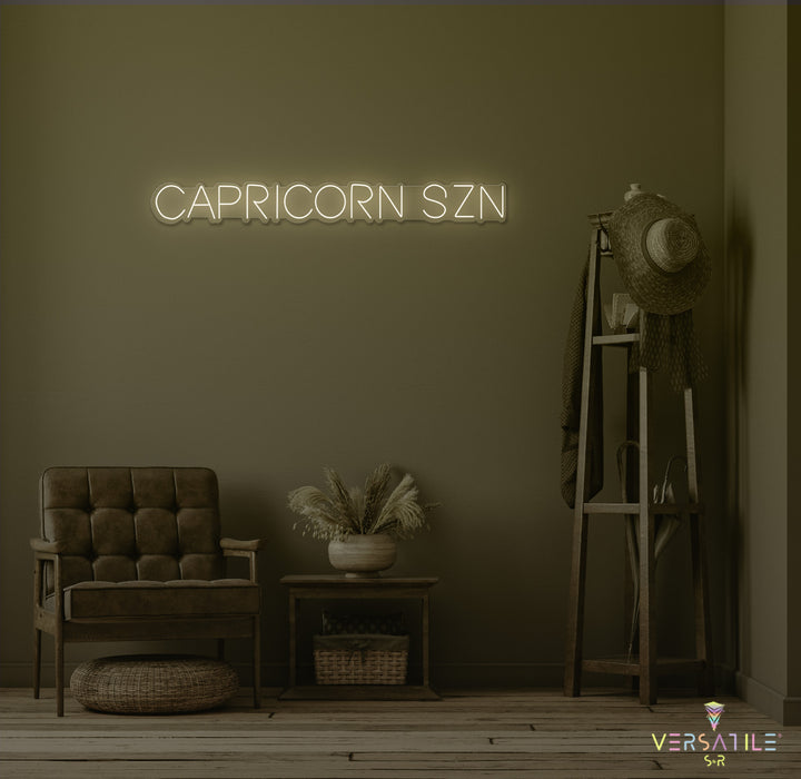 Capricorn SZN Neon Sign