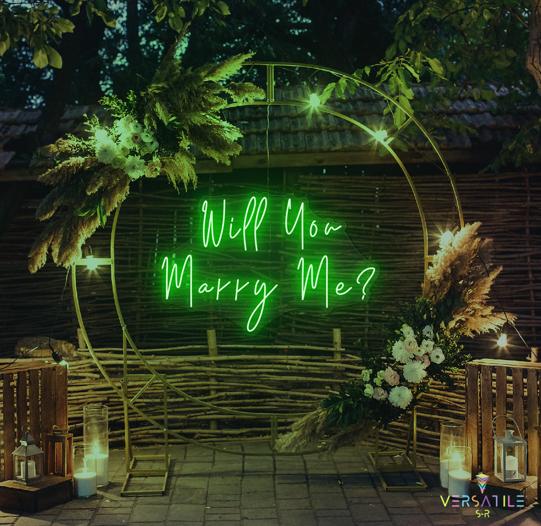 Will You Marry Me? Neon Sign