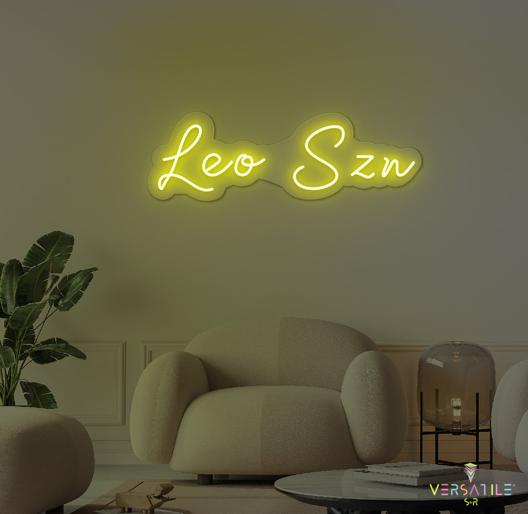 Leo SZN Neon Sign