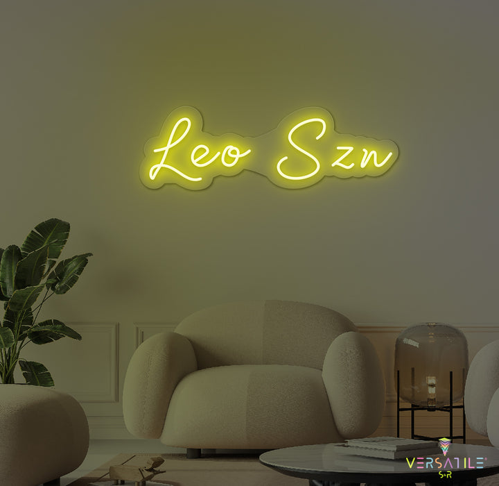 Leo SZN Neon Sign