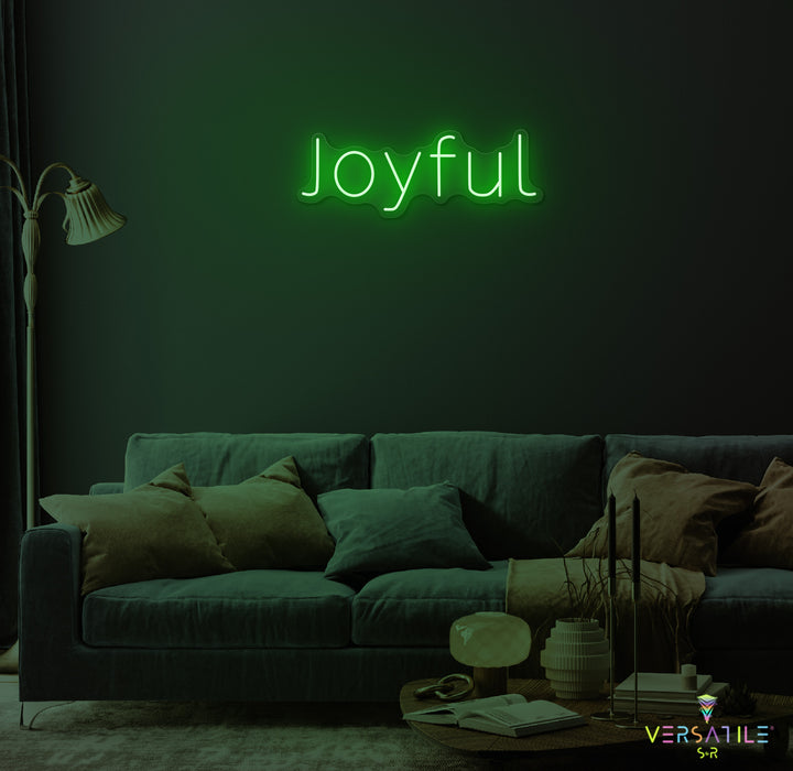 Joyful Neon Sign