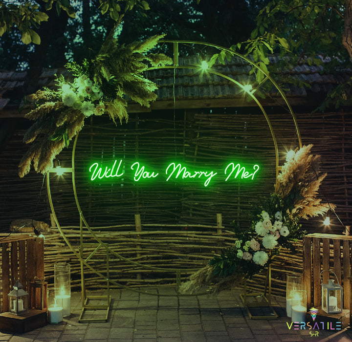 Will You Marry Me? Neon Sign