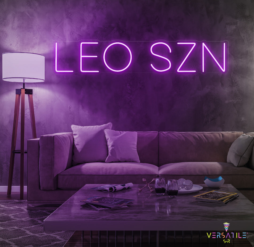 Leo SZN Neon Sign