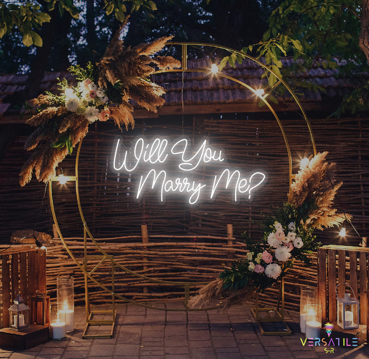 Will You Marry Me? Neon Sign