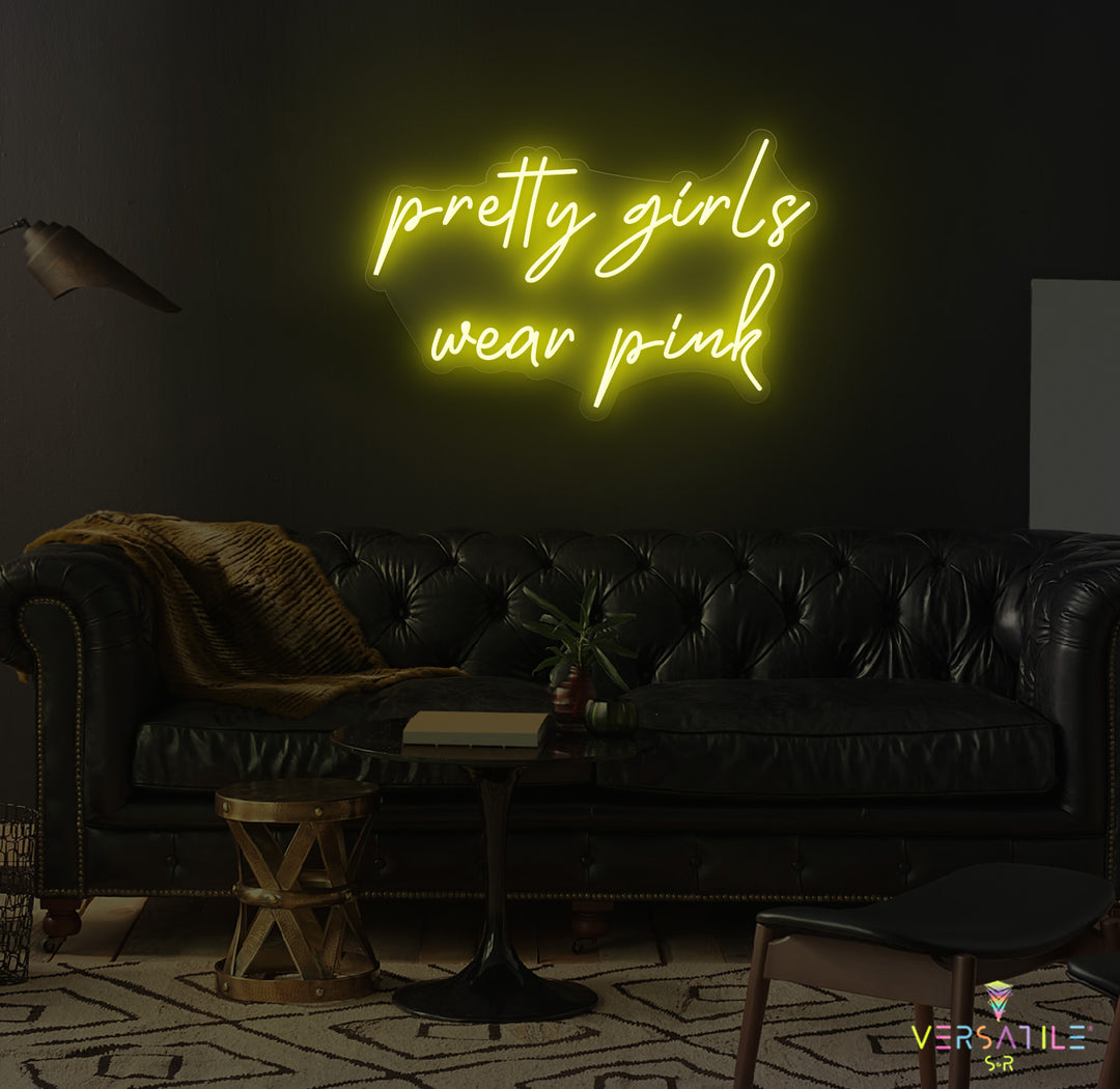 Pretty Girls Love Pink Neon Sign