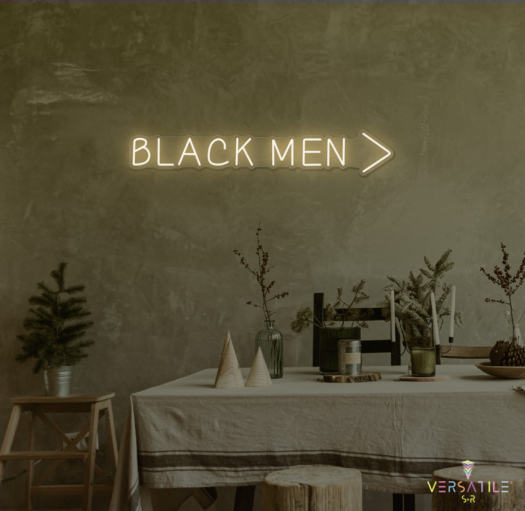 Black Men > Neon Sign