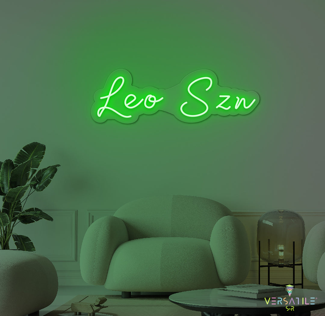 Leo SZN Neon Sign