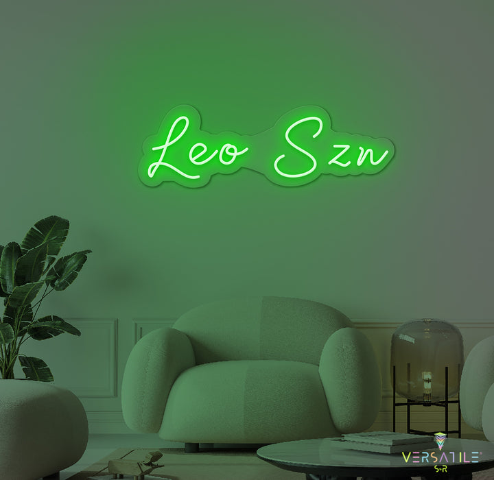 Leo SZN Neon Sign