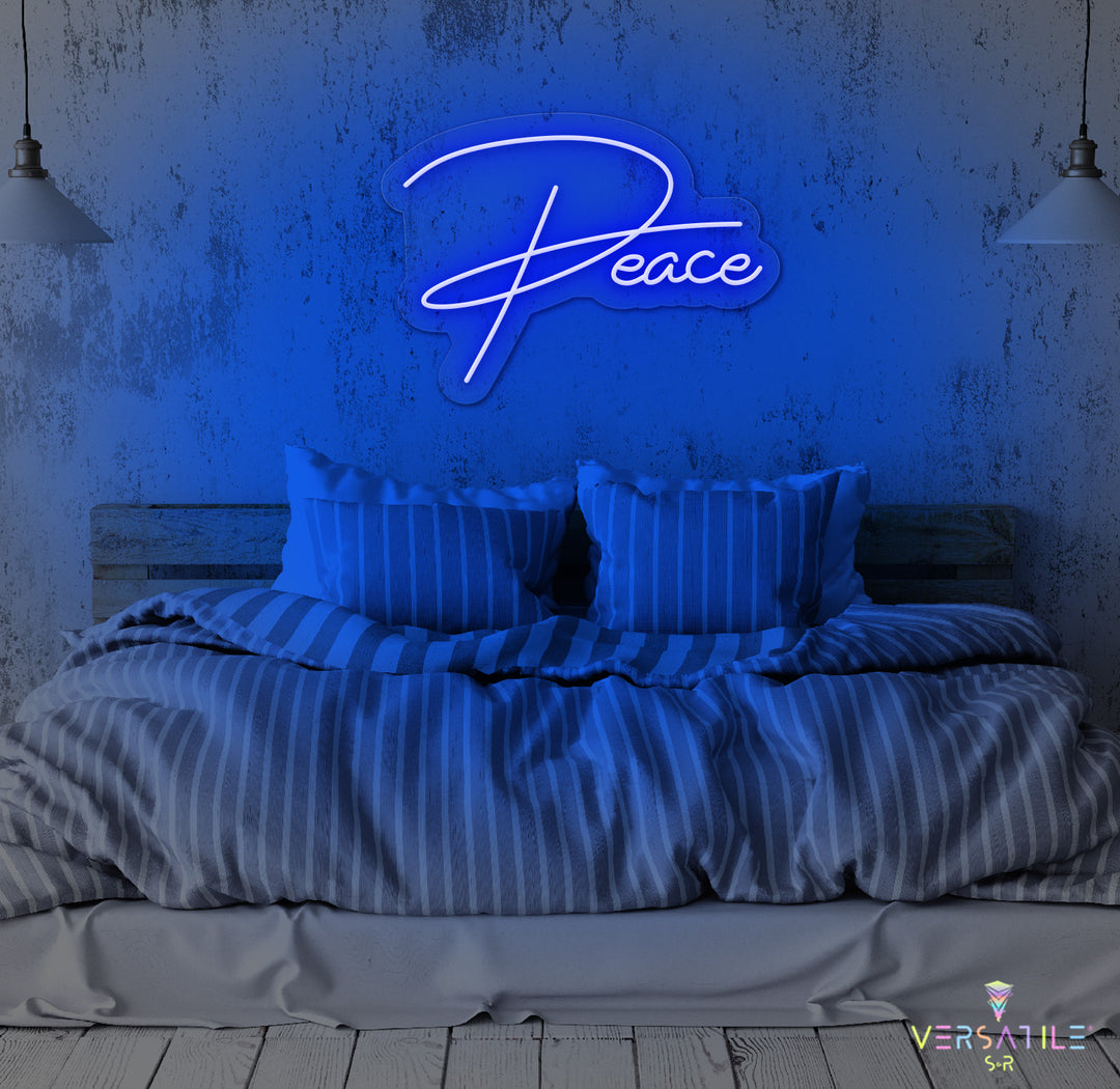 Peace Neon Sign