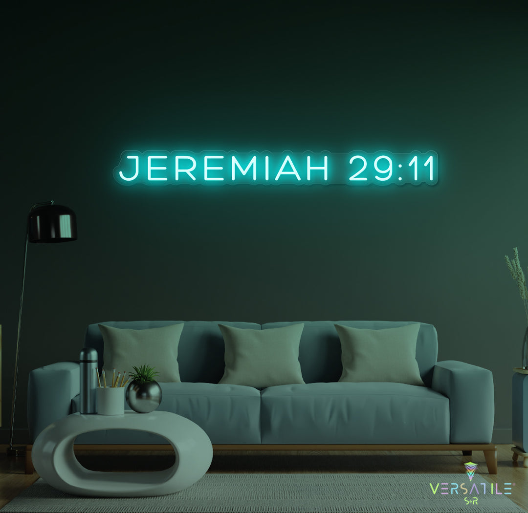 JEREMIAH 29:11 Neon Sign