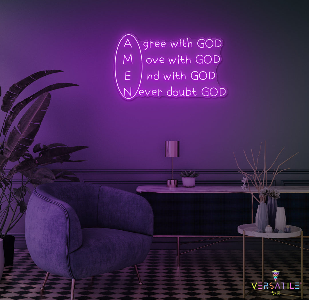 Amen Neon Sign