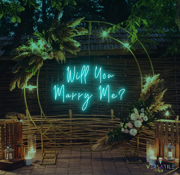 Will You Marry Me? Neon Sign
