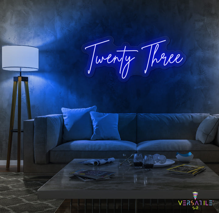 Twenty Three Birthday Neon Sign