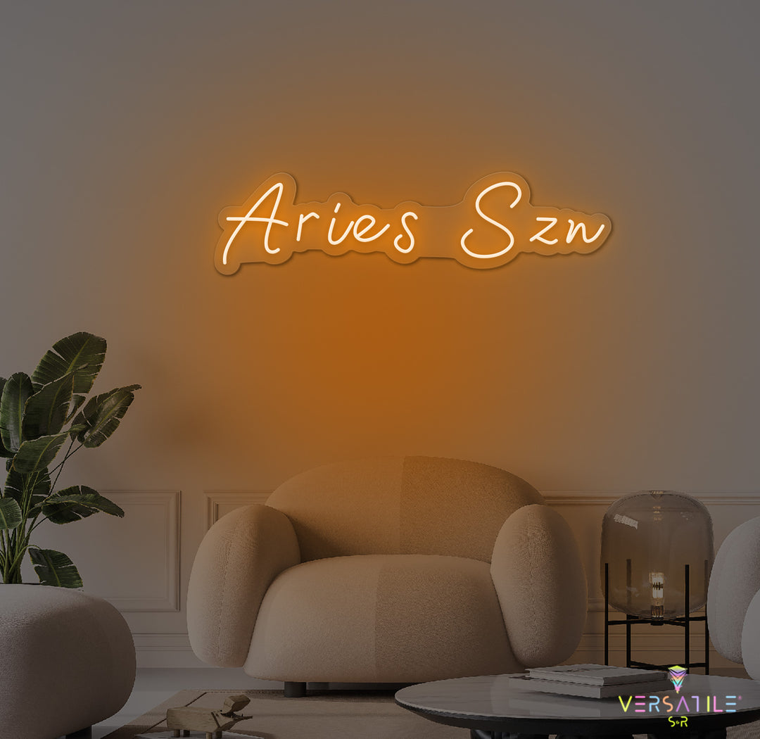 Aries SZN Neon Sign
