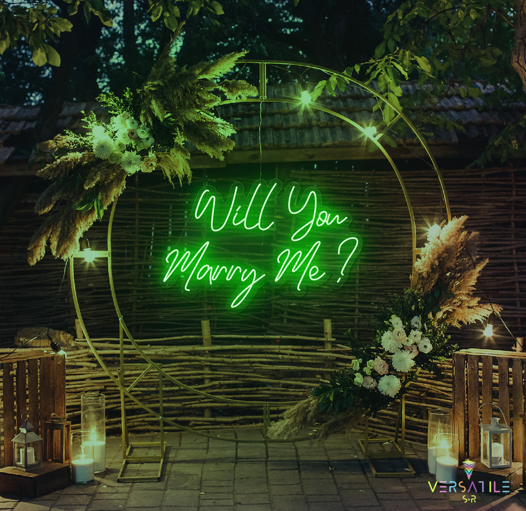 Will You Marry Me? Neon Sign