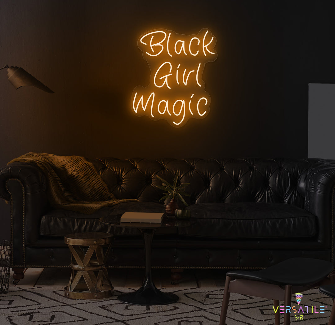 Black Girl Magic Neon Sign