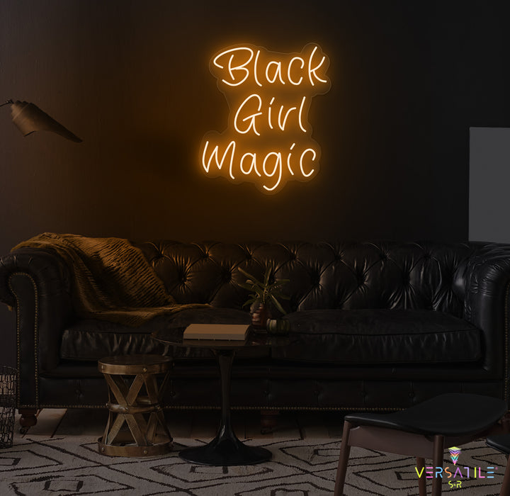 Black Girl Magic Neon Sign