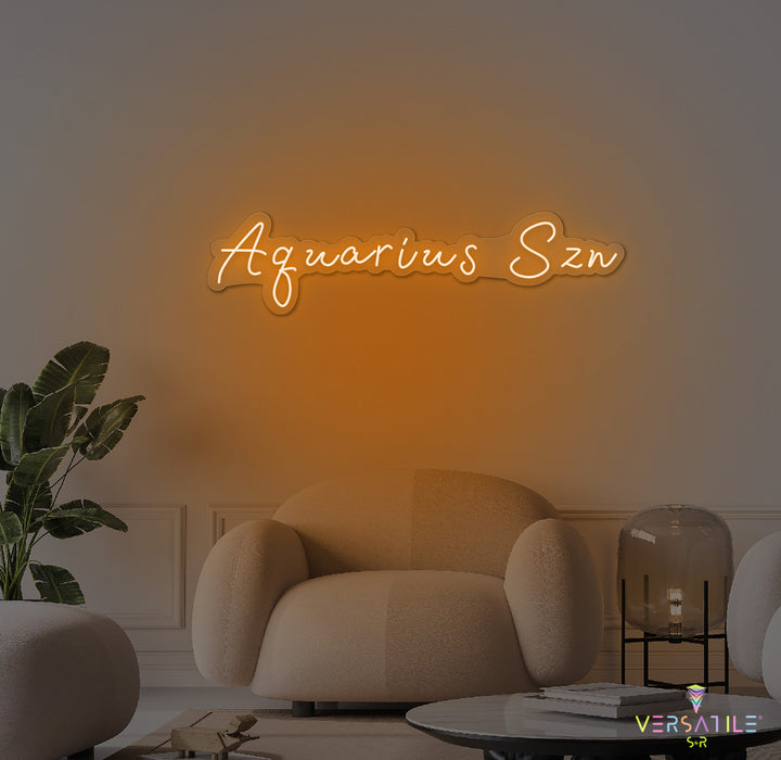 Aquarius SZN Neon Sign