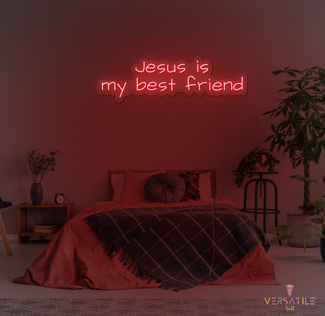 Jesus Is My Bestfreind Neon Sign