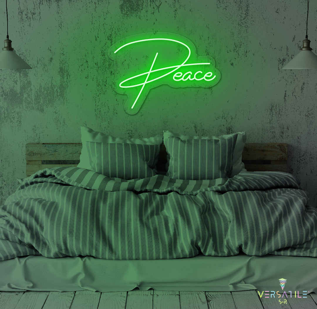 Peace Neon Sign