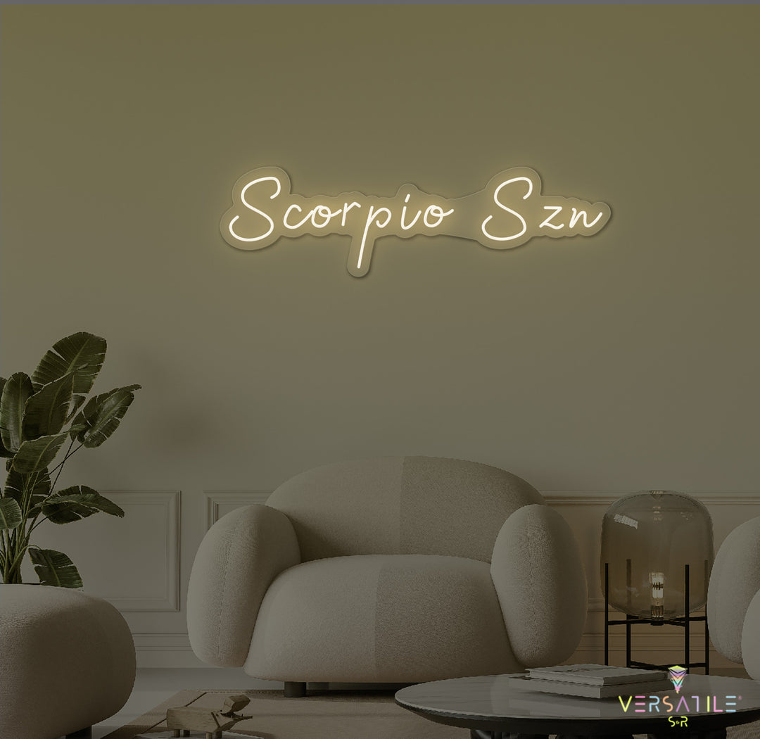 Scorpio SZN Neon Sign