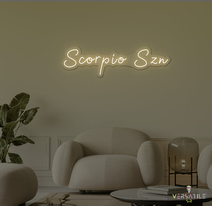 Scorpio SZN Neon Sign