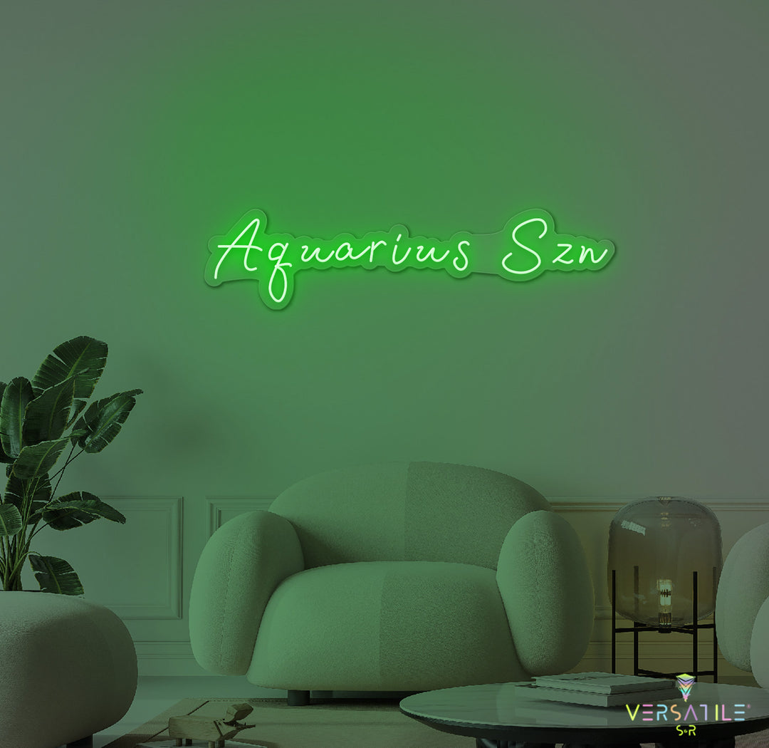Aquarius SZN Neon Sign
