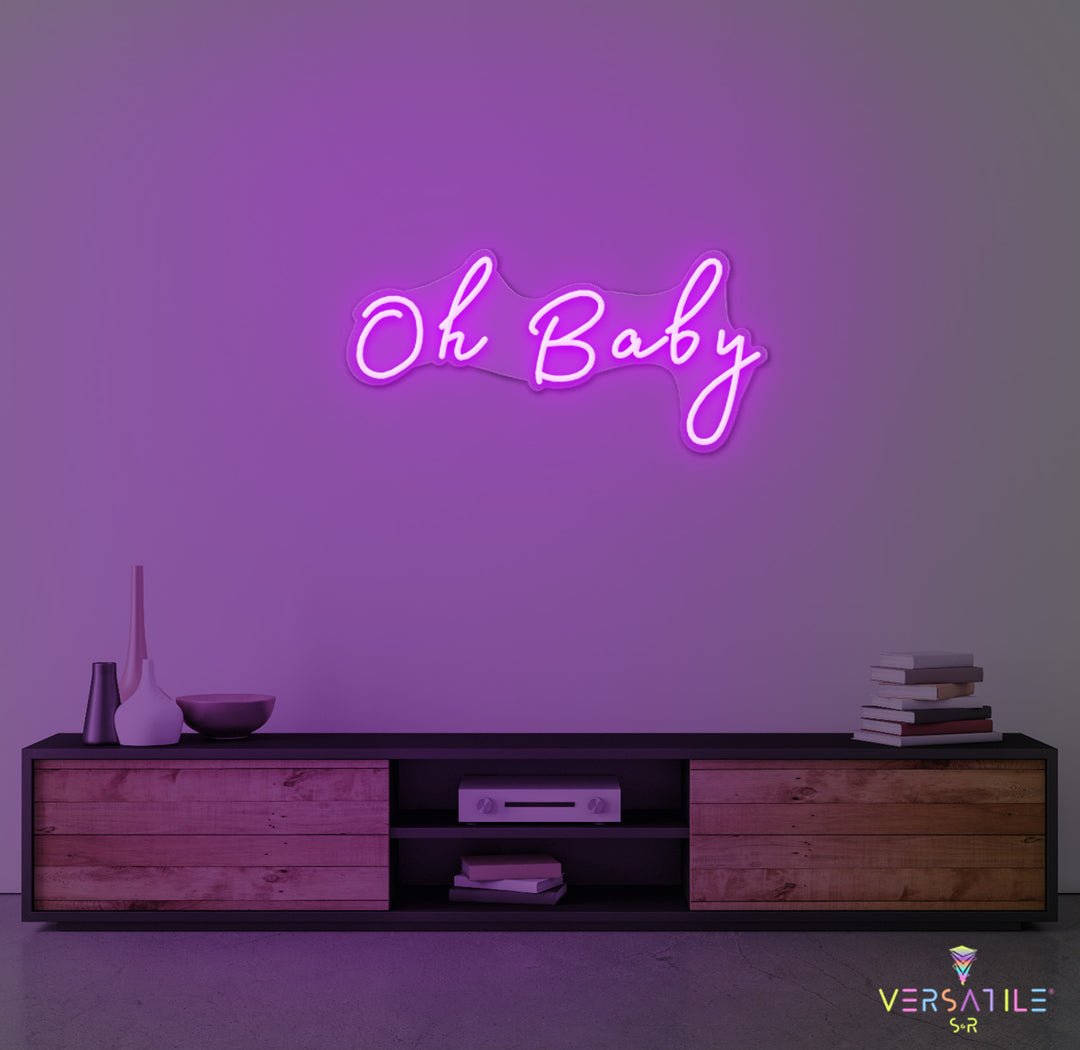 Oh Baby Neon Sign