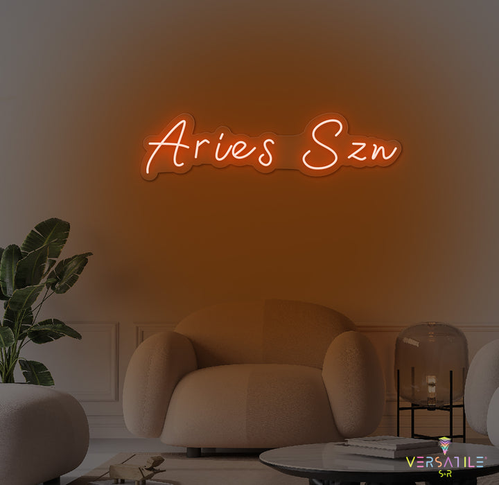 Aries SZN Neon Sign