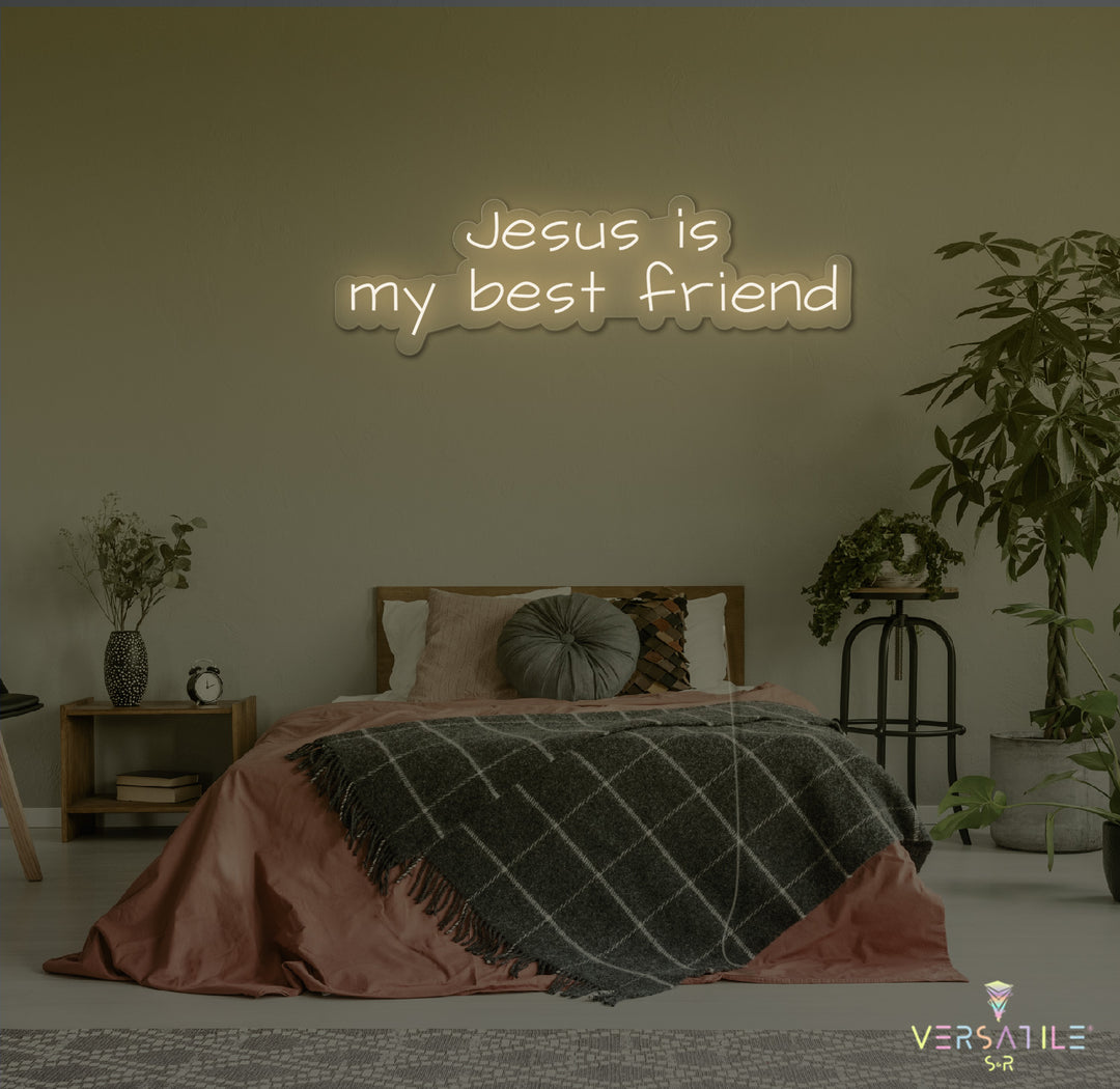 Jesus Is My Bestfreind Neon Sign