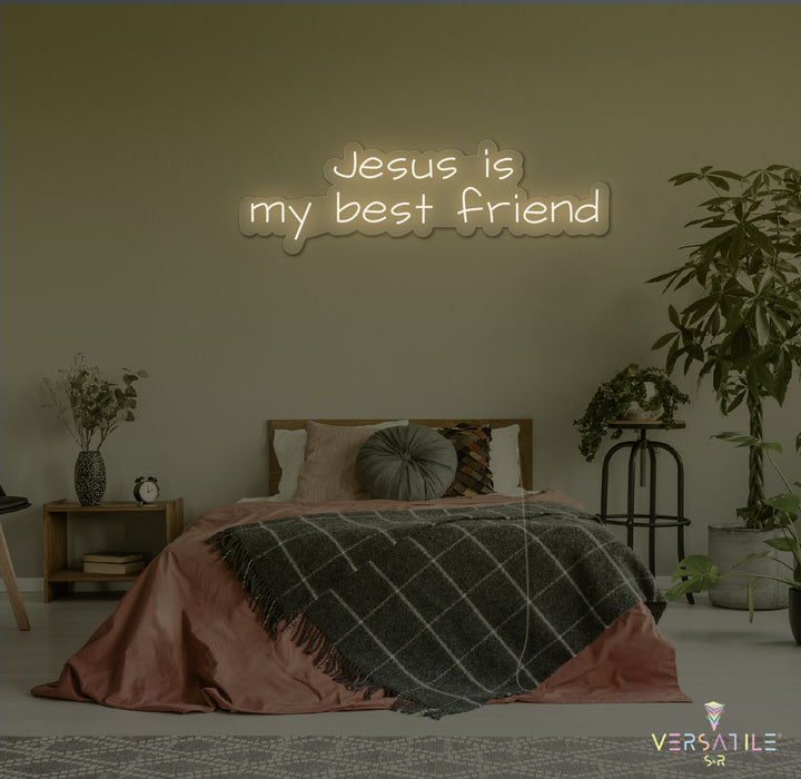 Jesus Is My Bestfreind Neon Sign