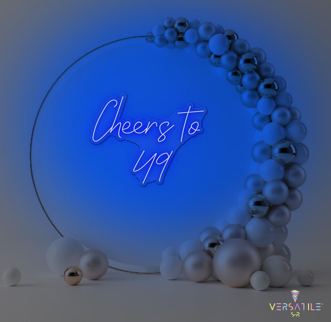 Cheers to 49 Neon Sign