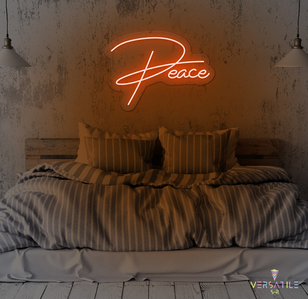 Peace Neon Sign