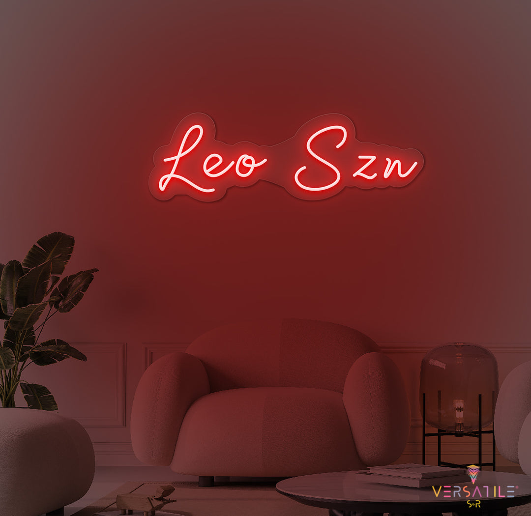 Leo SZN Neon Sign