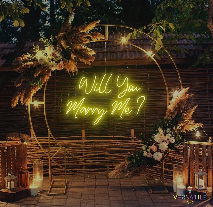Will You Marry Me? Neon Sign