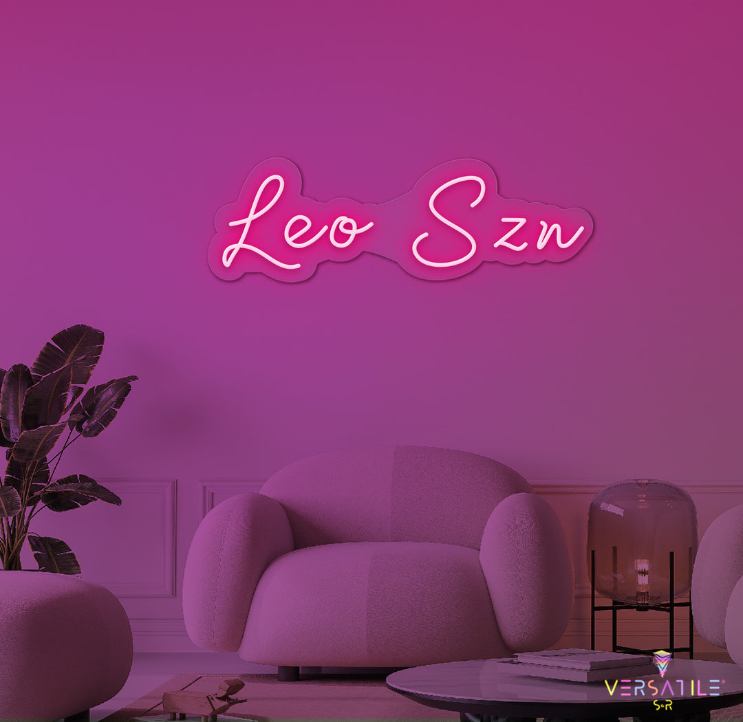 Leo SZN Neon Sign
