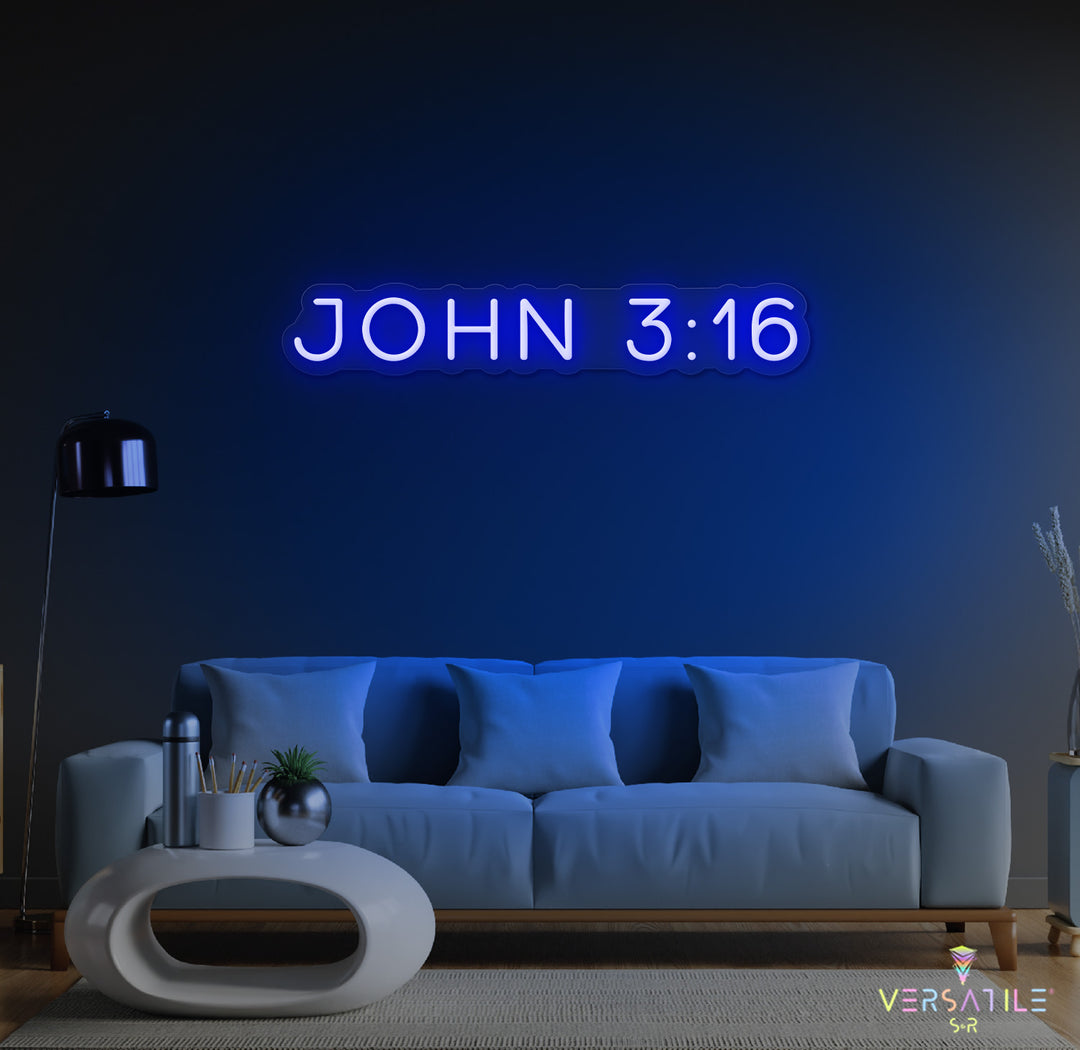 John 3:16 Neon Sign