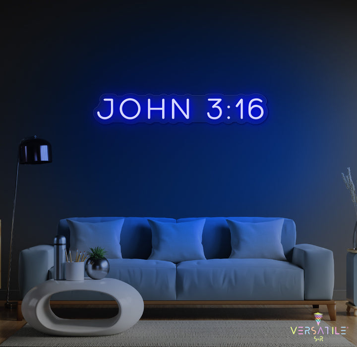 John 3:16 Neon Sign