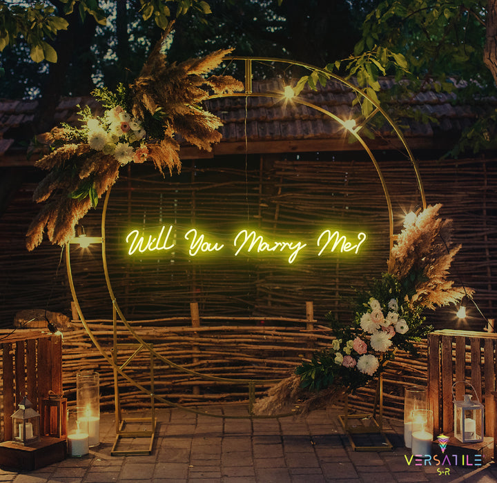 Will You Marry Me? Neon Sign