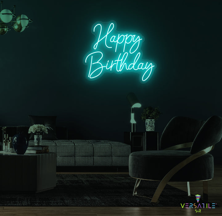 Happy Birthday Neon Sign