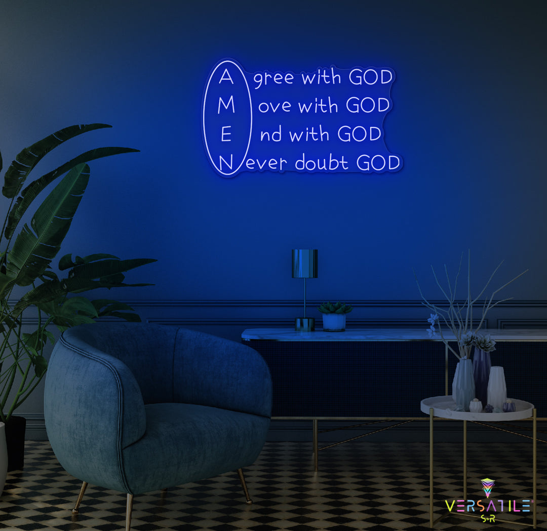 Amen Neon Sign